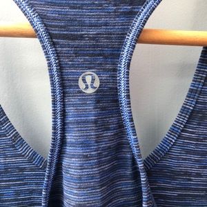 lululemon athletica Tops - Lululemon sz 6 racerback blue tank lululemon athletica Tops - Lululemon sz 6 racerback blue tank